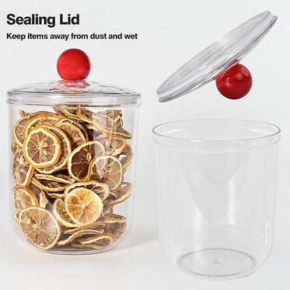 Coffee Pod Holder with Lid,Clear Plastic K Cup Organizer Holder Coffee Capsule Filter Storage Container Home or Office Counter Organizer Bar Accessories With 50Pcs Stickers-1400ml