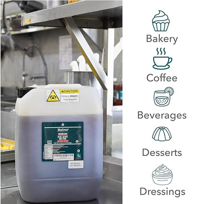 BLUE GREEN ORGANICS, Agave syrup, Agave, Gluten Free, Organic, Sweetener, coffees, pancakes or any baked good, Family-friendly, For restaurants, Sugar substitute, Raw, 57.3 Lb