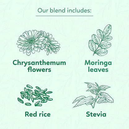 Indochine Blends, 50 Tea Bags, Hibiscus Tea Bags for High Blood Pressure, Herbal Tea Bags, Caffeine-Free, No Sugar, Vegan, Supports Heart Health and Relaxation, Loose Hibiscus Flowers, All Natural Hibiscus Flowers Ingredients (50 Tea Bags, Moringa Tea)