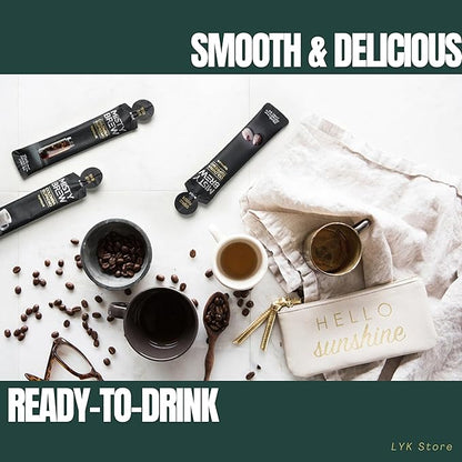 Cold Brew Coffee Concentrate liquid, Single Serve Coffee Sticks, MistyBrew, Imported from Korea, Premium coffee (30 sticks, Supremo)