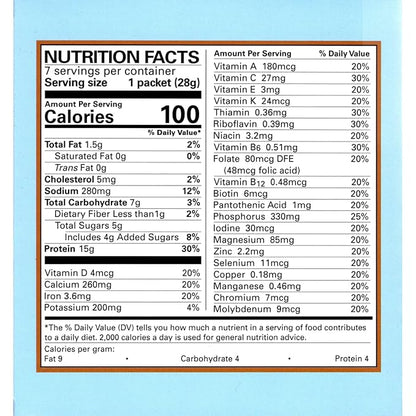 Nutmeg State Nutrition - Pudding or Shake, Low Calories, 15g Protein, Low Fat, 7 Servings Per Box (Mocha)
