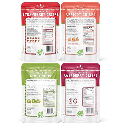 Nature’s Turn Freeze-Dried Fruit Crisps – Healthy, Gluten-Free, Crispy & Delicious, Plant-Based Snack, Ideal for Cereal, Smoothies, School Lunches, & On-the-Go, Sour Variety, Bags of 8 (0.53 oz Each)