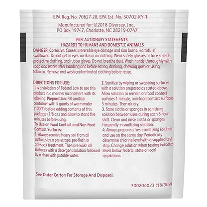 Diversey Sani-Sure Multi-Surface Sanitizer (.125-Ounce, Case of 100)