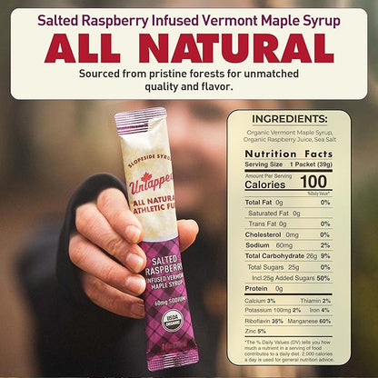 Salted Raspberry Infused Maple Syrup