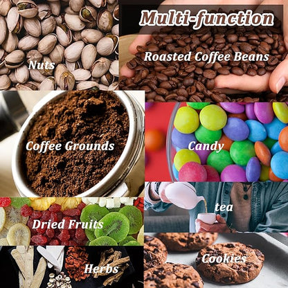 Coffee Bags with Valve (50 PCS,32oz/2lb) Holographic High Barrier Aluminum Foil Flat Bottom Standing Coffee Beans Storage Packaging Bags, Reusable Heat Seal Side Zipper Pouches for Small Business