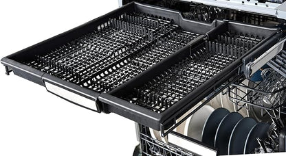 Kenmore 24" Built-in Stainless Steel Tub Dishwasher EasyFlex 3rd, SmartWash, UltraWash, TurboDry, MoreSpace Plus Adjustable Rack, Energy Star Certified, White