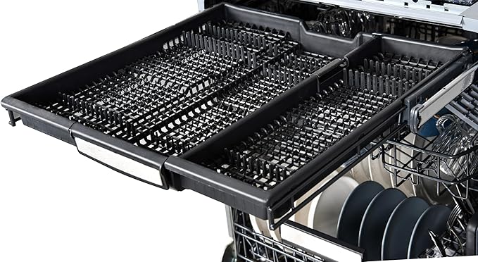 Kenmore 24" Built-in Stainless Steel Tub Dishwasher EasyFlex 3rd, SmartWash, UltraWash Plus, TurboDry, Adjustable Rack, Energy Star Certified, Fingerprint Resistant