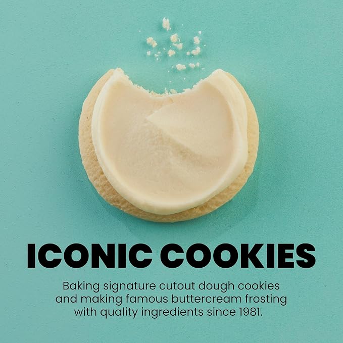 Cheryl's Cookies® Cookie Gift Box w/ 12 Assorted Cookies, Chocolate Chip, Oatmeal Raisin, Chocolate, Sugar & Buttercream Frosted Individually Wrapped, Gourmet, Handmade, Any Occasion, Family, Friends
