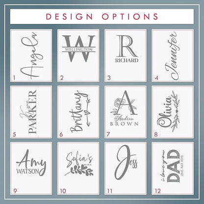 Personalized Tumbler with Engraved Name - 12 Designs, 20 Oz Coffee Tumbler with Slider Lid, Army Green, Double Wall Insulated - Custom Gifts for Men