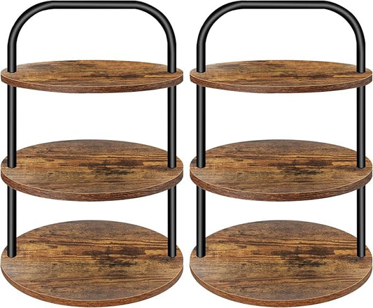 Cupcake Stand, Wooden Cupcake Stand for 100 Cupcakes 3 Tier Large Dessert Table Display Set Cupcake Tower Tiered Tray Stand Serving Tray for Party Supplies Vendor Display Farmhouse Decor