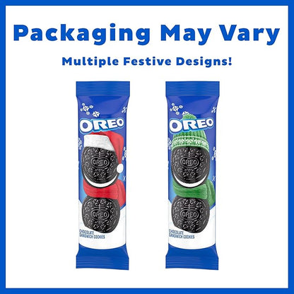 OREO Chocolate Sandwich Cookies, Holiday Cookies, 12 - 4 oz Stocking Stuffer Packs