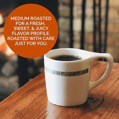 Stone Creek Coffee Medium Roast Ground Coffee – 12 Ounce (Pack of 1) – Specialty Smooth and Sweet Fresh Roasted Coffee Beans with Fruity/Chocolate Tasting Notes, Cream City
