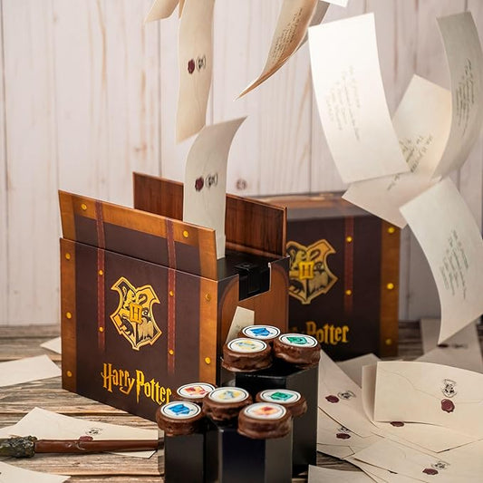 Harry Potter Acceptance Letter Explosion Box by Send A Cake – Ready to Gift, No Assembly Needed – Includes 8 Chocolate Brownies – Magical Birthday & Celebration Gift for Women, Men, Adults, Kids