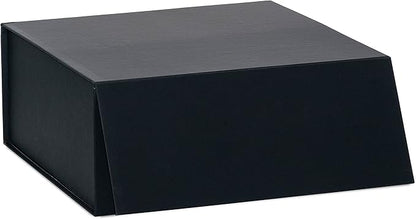 Prime Line Packaging Christmas Gift Boxes with Lids, Holiday Gift Boxes for Presents, Extra Large Black Magnetic Gift Box for Gift Wrapping, Weddings, Storage, Bulk, 14x14x6, 15 Pack