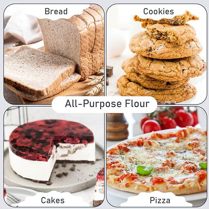 Great River Milling Lily White Organic All-Purpose Flour | Unbleached & Unbromated | Non-GMO, Kosher | Ideal for Bread, Cookies, Cakes, Pizza Dough & Everyday Baking | 2 Lb