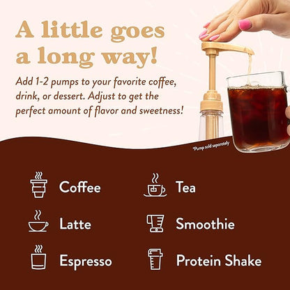 Jordan's Skinny Syrups Sugar Free Coffee Syrup, White Chocolate Flavor Mix, Zero Calorie Flavoring for Lattes, Protein Shake, Cocktail & More, Gluten Free, Keto Friendly, 25.4 Fl Oz (Pack of 2)