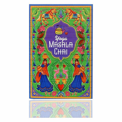 Sancha Tea Boutique, India Chai Collection Gift Box, Assorted Indian Masala Chai Teas, Cardamom/Ginger/Tulsi/Saffron, Variety Pack of 4 Loose Leaf Teas, 50g Each
