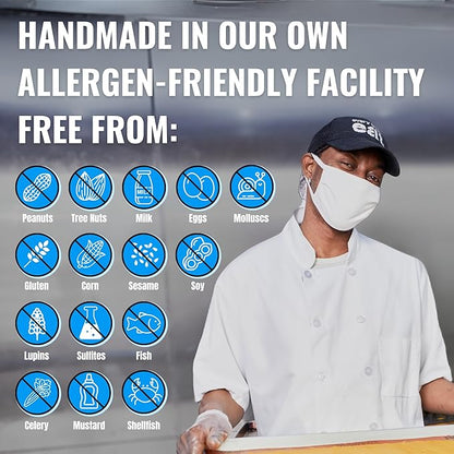 Every Body Eat Snack Thins, Allergen Friendly, Vegan, Gluten Free and Dairy Free (6 Count, Sea Salt Chia)