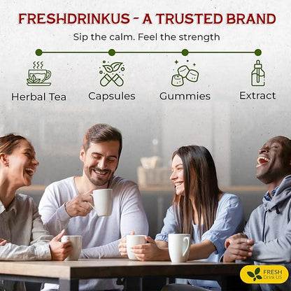 FreshDrinkUS, Yerba Mate Tea Bags | 120 Tea Bags | Traditional South American Herbal Tea – Smooth & Refreshing Flavor – Premium Quality, Sustainably Sourced. Vegan.