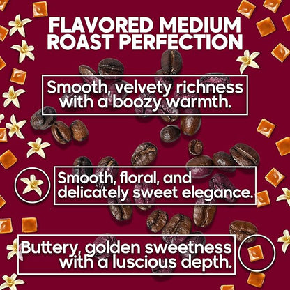 Sarasota Coffee Whole Bean Jamaican Me Crazy | Medium Roast Gourmet Flavored Coffee Beans | Low Acid, Mold Free, Specialty Grade Bulk Beans | 5lb (80 oz)