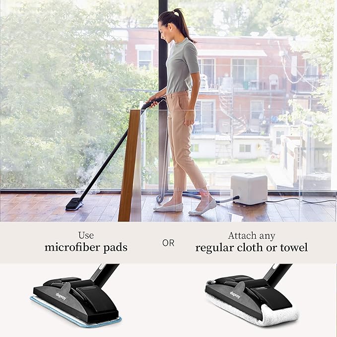 Dupray Neat Steam Cleaner with 18-Piece Kit – (Neat with the Awesome Bag) Powerful, chemical-free cleaning for floors, cars, tiles, grout, and more. *Kills 99.9% of Bacteria and Viruses