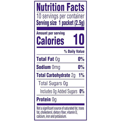 Crystal Light Citrus Naturally Flavored Powdered Drink Mix with Caffeine, 10 ct On-the-Go-Packets