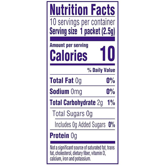 Crystal Light Citrus Naturally Flavored Powdered Drink Mix with Caffeine, 10 ct On-the-Go-Packets