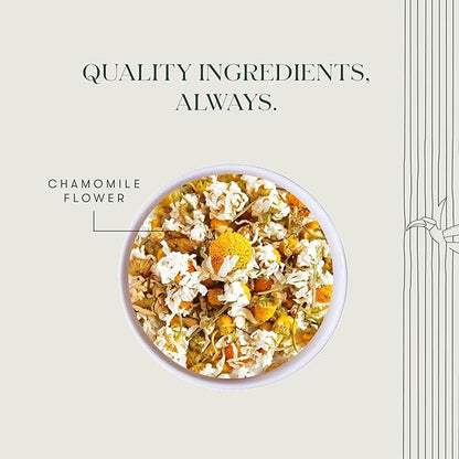 Luxmi Estates Chamomile Herbal Tea 100g Loose Leaf Tea | Herbal Tea | Caffeine-Free | Single Ingredient | 50 Cups Bulk Pack
