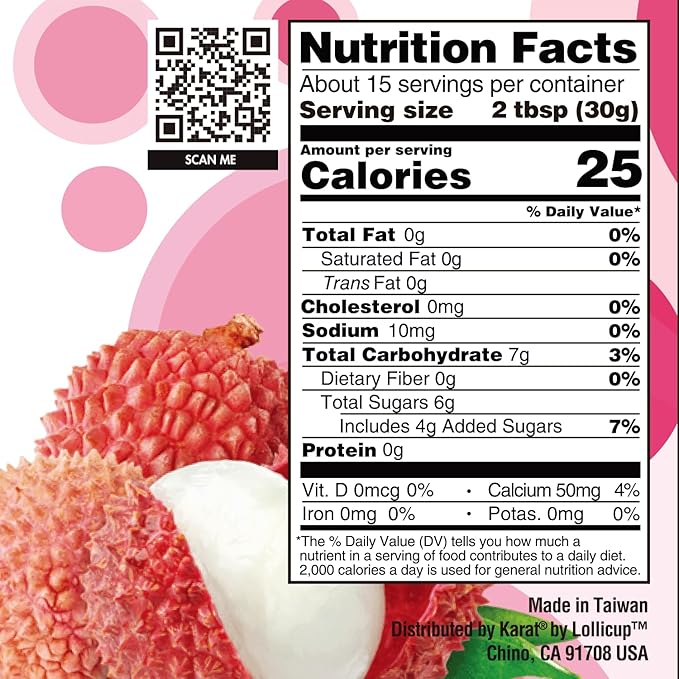 Tea Zone [1 Pound] Lychee Popping Pearls, Bursting Pearls for Teas, Shakes, Smoothies, Dessert Toppings
