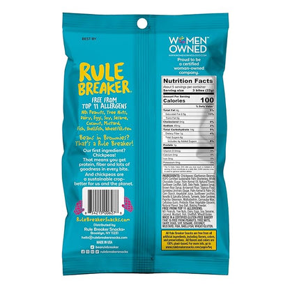 Rule Breaker Vegan & Gluten-Free Cookies | Birthday Cake Bites | Plant-Based, Dairy, Nut, Soy, Allergen Free, Kosher | Soft-Baked School Snacks for Kids and Adults (Pack of 6)
