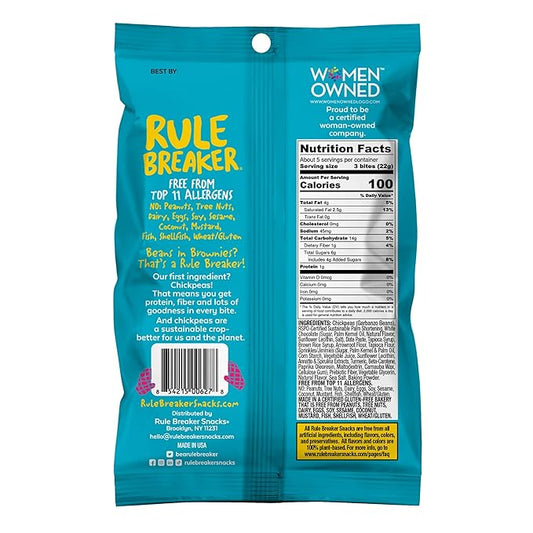 Rule Breaker Vegan & Gluten-Free Cookies | Birthday Cake Bites | Plant-Based, Dairy, Nut, Soy, Allergen Free, Kosher | Soft-Baked School Snacks for Kids and Adults (Pack of 3)