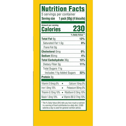 belVita Breakfast Bars Biscuits, Toasted Coconut, 30 Total Packs, 6 Boxes (4 Biscuits Per Pack)