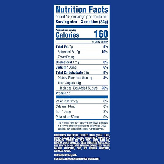 OREO Chocolate Sandwich Cookies, Family Size, 12 - 18.12 oz Packs