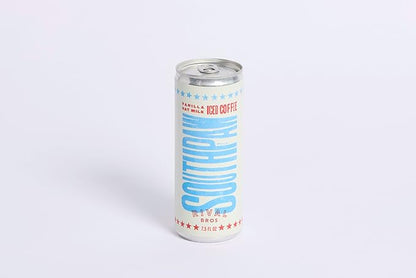 Rival Bros Southpaw Ready to Drink Iced Coffee, Vanilla Oat Milk Flavored, 7.5 Fl Oz, 12 Count, Perfect for On-the-Go, 100mg Caffeine, Easy to Drink Canned Coffee