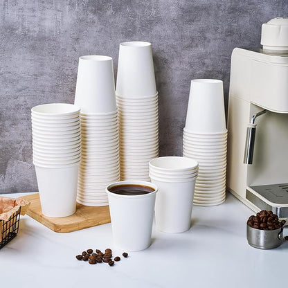 360 Count 8 oz Paper Cups, Disposable Paper Coffee Cups 8 oz,Hot Beverage Drinking Cups for Water Juice or Tea,Perfect for Office Home Party