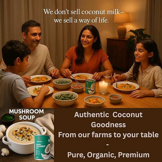 Islands Harvest Organic Coconut Milk (22% Fat) Pack of 6 - Vegan, Kosher, Halal, Non-GMO, USDA Organic - Rich & Sweetly Aromatic Coconut Flavor - No Added Artificial Flavors, Colors & Preservatives. Perfect for Curries, Soups, Sauces, Drinks & Desserts