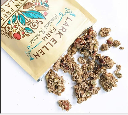 Lark Ellen Farm Vanilla Cinnamon Granola Clusters: Raw, Organic, Vegan. Low Carb, Paleo. Gluten-Free Bites. Healthy Snack, Healthy Breakfast, Cereal or Yogurt 8 oz, 6 Pack