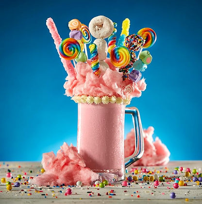 Frostline Pink Cotton Candy Soft Serve Ice Cream Mix, Lactose & Gluten Free- Just Add Water, Dairy or Dairy Free Alternative, Use with Blender, Countertop Ice Cream Maker, Soft Serve Machine- 6 lb Bag
