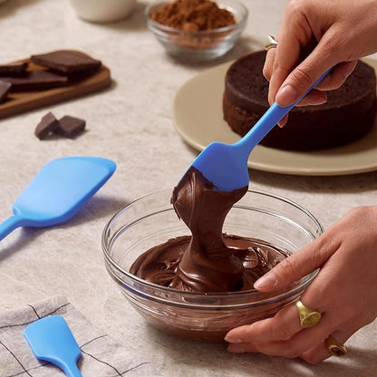 GIR: Get It Right Seamless Silicone Spoonula Spatula - 8-Inch Mini Red - Heat-Resistant up to 425°F - Flexible Edge Scraper for Jars & Bowls - Dishwasher Safe - Silicone Spatula for Cooking