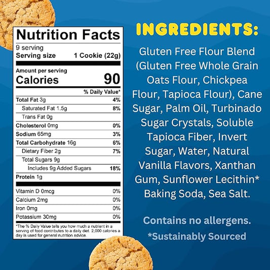 Whoa Dough Ready to Bake Cookie Dough Sugar Cookie – Certified Non-GMO, Kosher, Gluten Free – Plant-Based Snack Dough Made with Real Ingredients – 24 Pack