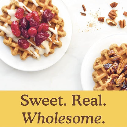 Simple Mills Almond Flour Pancake & Waffle Mix, Pumpkin - Gluten Free, Plant Based, Paleo Friendly, Breakfast 10.7 Ounce (Pack of 6)