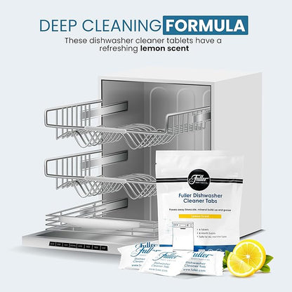 Fuller Dishwasher Cleaner Tabs - Lemon Scent (2)