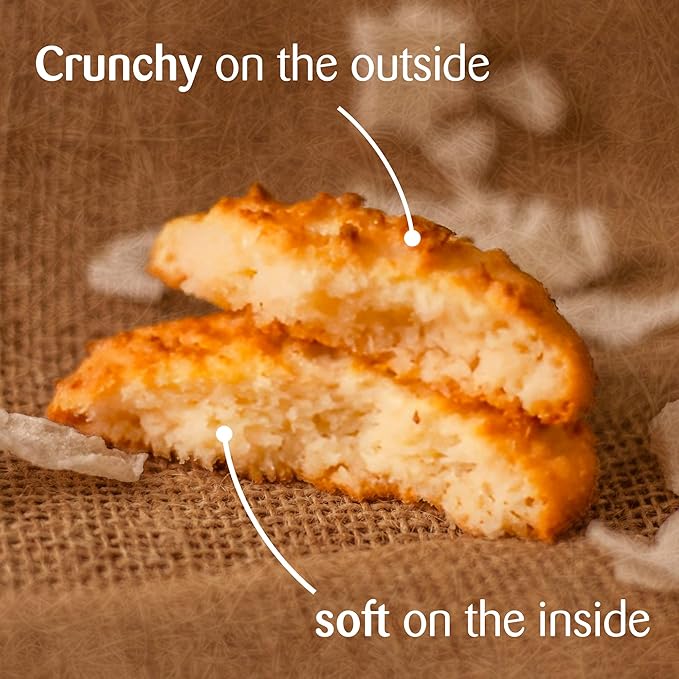 Dreams Coconut Cookies with Peanuts – Healthy, Gluten-Free, High Protein & Nutrient Packed Snack | Guilt-Free & Wholesome Treat | 1 Box – 24 Units (1.48oz Each), 35.52oz / 1008g