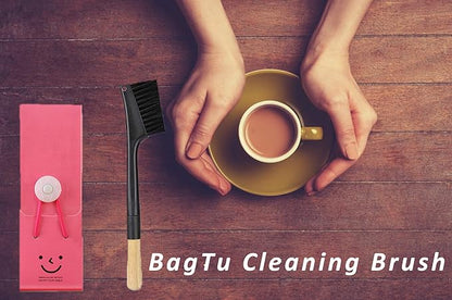 Powder Cleaning Brush Tools,Coffee Bean Grinder Brush and Counter Sweep Brush