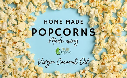 True Organic Virgin Coconut Oil 16 Fl Oz |Unrefined, Cold-Pressed Extra Virgin Coconut Oil | USDA Organic and Kosher |Cooking Oil.