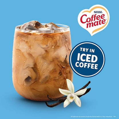 Nestle Coffee mate Coffee Creamer, French Vanilla, Liquid Creamer Singles, Non Dairy, No Refrigeration, 0.375 fl oz Tubs (Pack of 200)