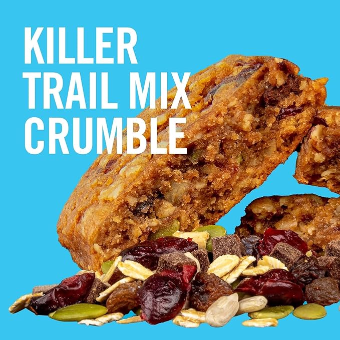 Dave's Killer Bread Organic Snack Bars, Variety Pack (1 Cocoa Brownie Blitz, 1 Trail Mix Crumble) Pack of 2
