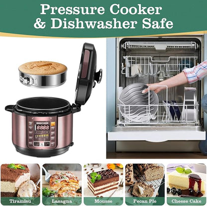 10 Inch Springform Cake Pan, Stainless Steel Springform Pans, Leakproof & Nonstick Cheesecake Pan with Removable Bottom, Round Spring Form Cake Pan For Baking