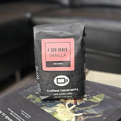Cherry Vanilla Flavored Coffee by Coffee Beanery | Medium Roast, 12oz Ground