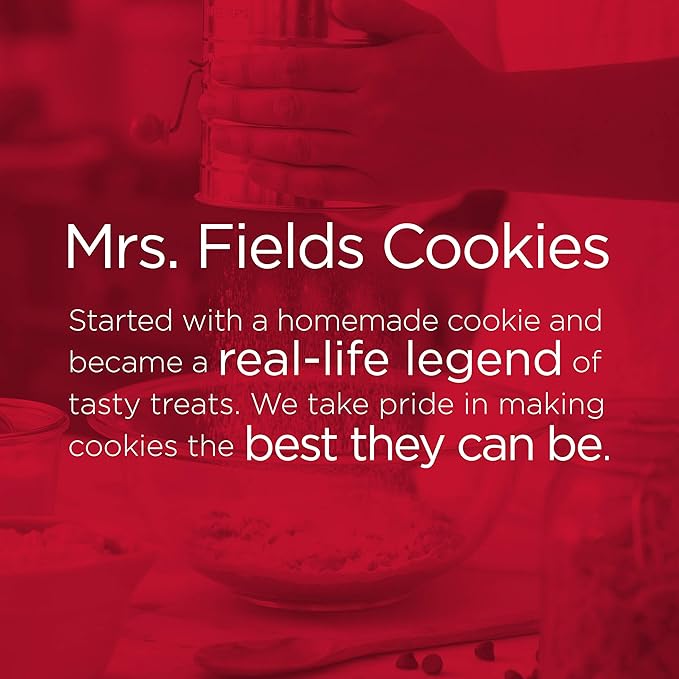 Mrs. Fields 48 Nibblers Bite-Sized Cookies Signature Heart Tin - Assorted with 48 Nibblers Cookies in our 5 Classic Cookie Flavors